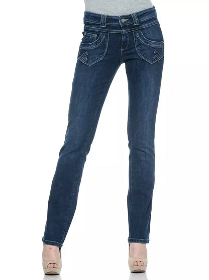 Ungaro Fever Blaue Jeans aus Baumwolle für Damen