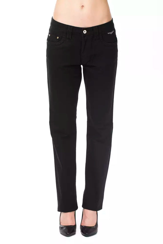 Ungaro Fever Schwarze Jeans aus Baumwolle für Damen