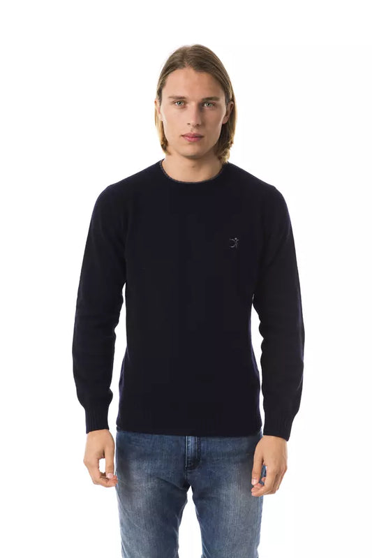 Maglione di lana blu