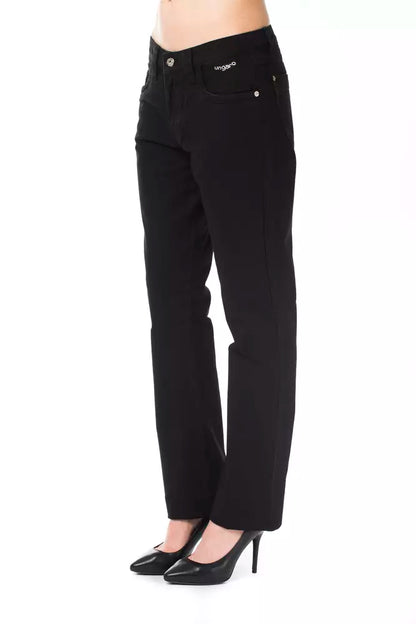 Ungaro Fever Schwarze Jeans aus Baumwolle für Damen