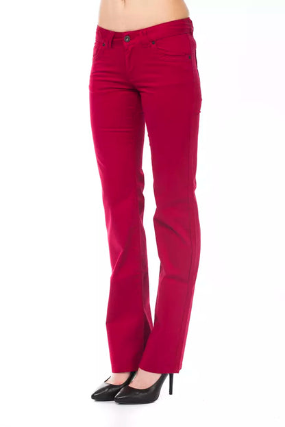 Ungaro Fever Rote Baumwolle Damenhose