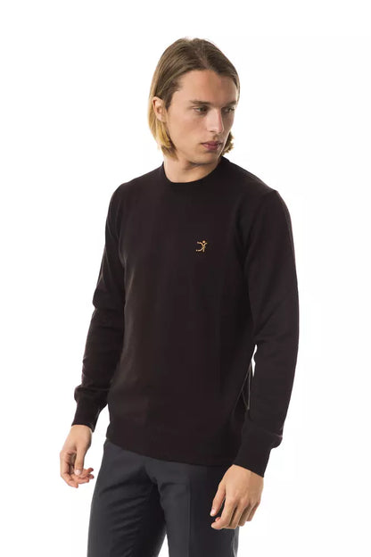 Brauner Pullover aus Merinowolle