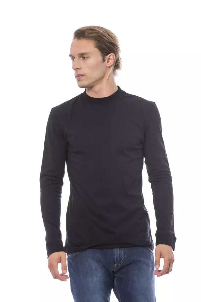 Maglione in cotone nero