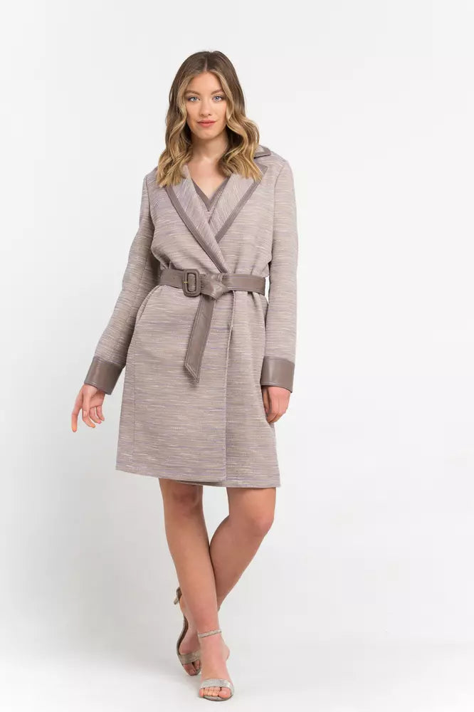 Giacche e cappotto in cotone beige