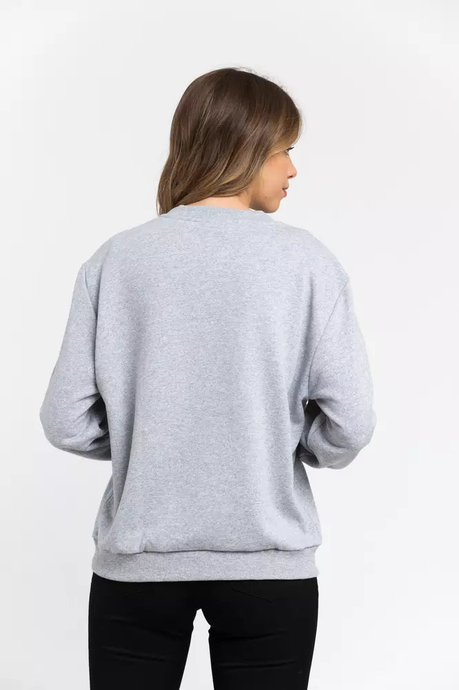 Maglione di cotone grigio