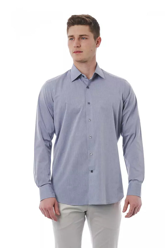 Camicia in cotone grigio