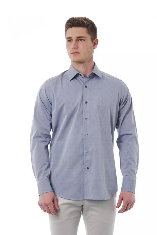 Camicia in cotone grigio