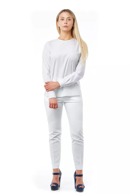 Bagutta Weiße Baumwollbluse für Damen