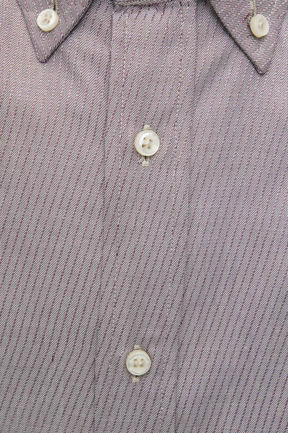 Camicia in cotone beige