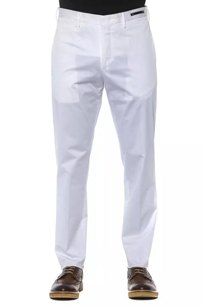 Jeans e pantaloni in cotone bianco