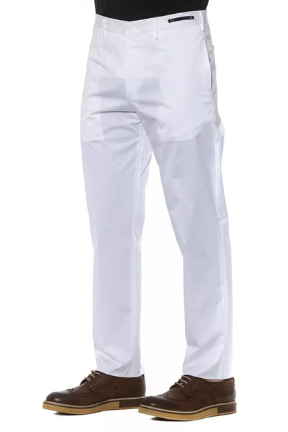 Jeans e pantaloni in cotone bianco