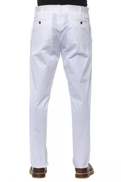 Jeans e pantaloni in cotone bianco