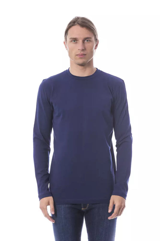 Blaues Baumwoll-T-Shirt