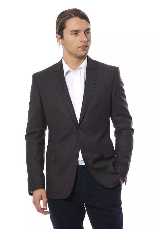 Blazer en laine gris