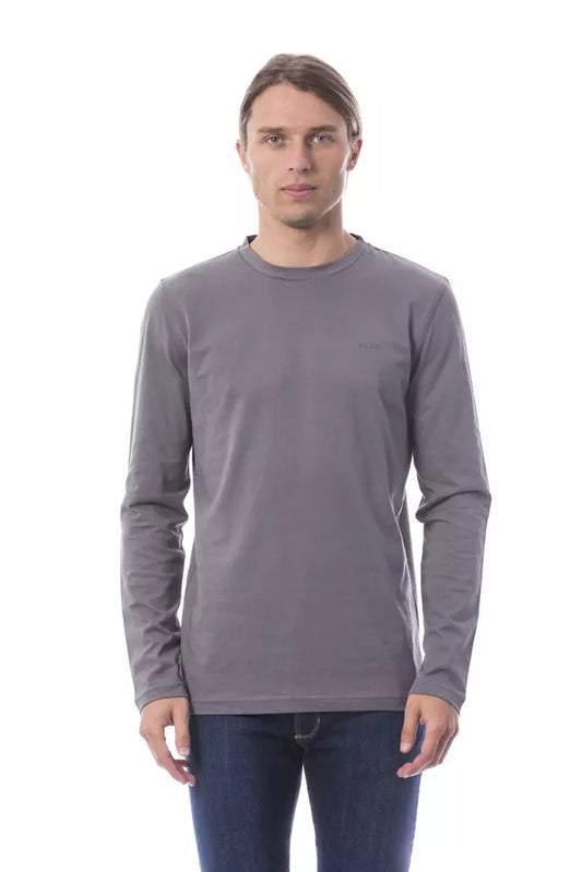 T-shirt in cotone grigio