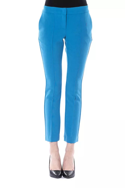 Jean et pantalon en polyester bleu clair