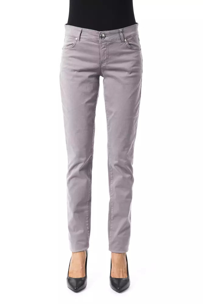 Jeans e pantaloni in cotone grigio