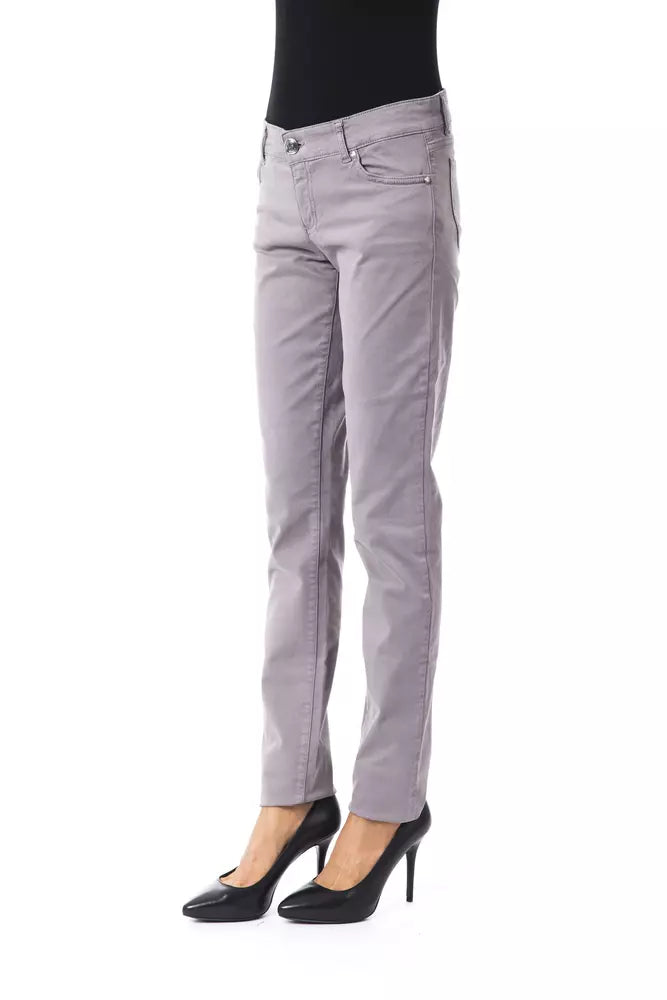 Jeans e pantaloni in cotone grigio