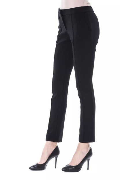 Jean et pantalon en polyester noir