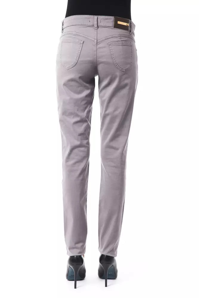 Jeans e pantaloni in cotone grigio