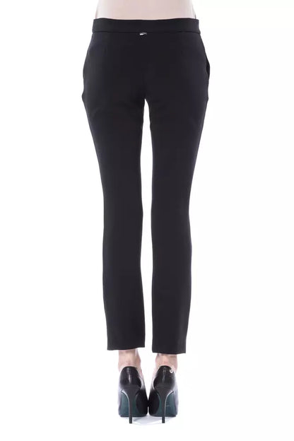 Jean et pantalon en polyester noir