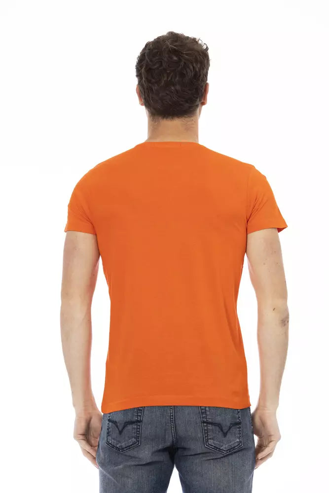 T-shirt in cotone arancione