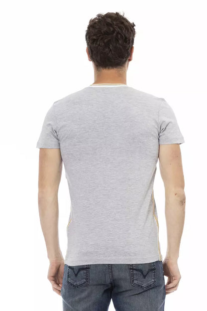 T-shirt in cotone grigio