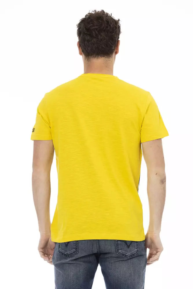 T-shirt in cotone giallo