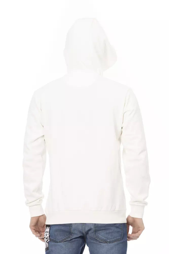 Automobili Lamborghini White Cotton Men Sweater