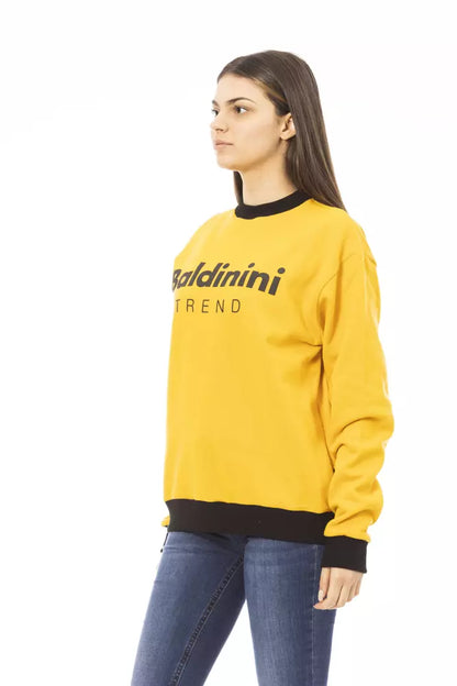 Maglione di cotone giallo