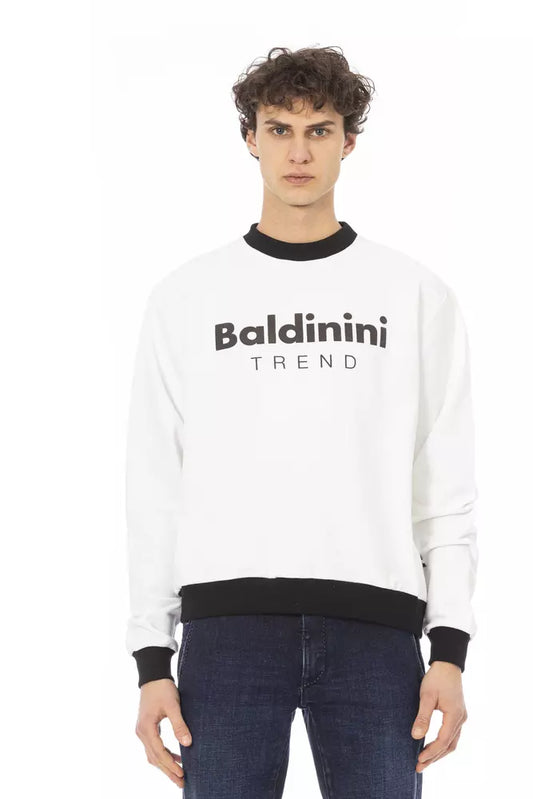 Maglione in cotone bianco