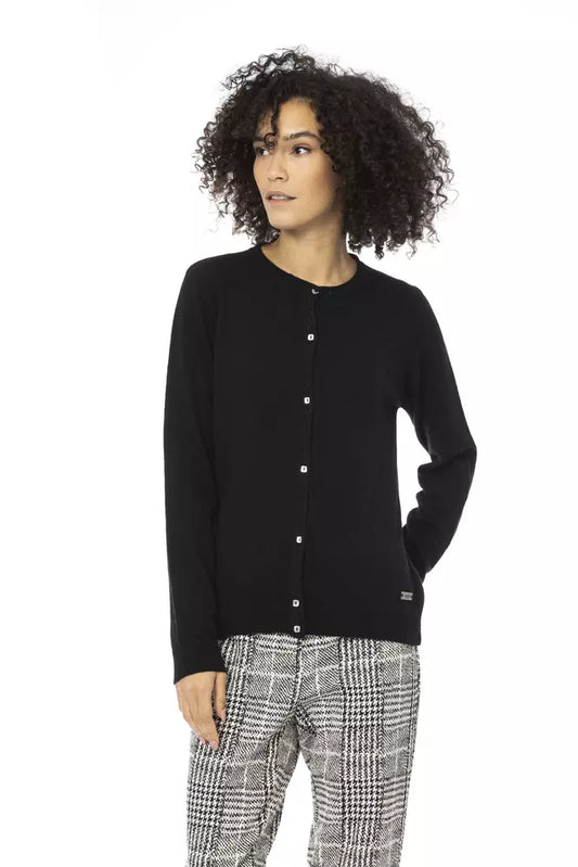 Maglione di lana nera