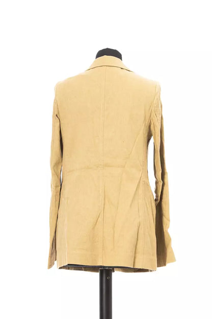 Abiti e blazer in cotone beige