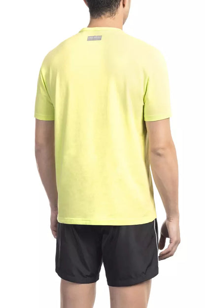 T-shirt in cotone giallo