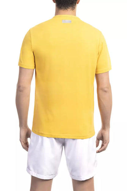 T-shirt in cotone giallo