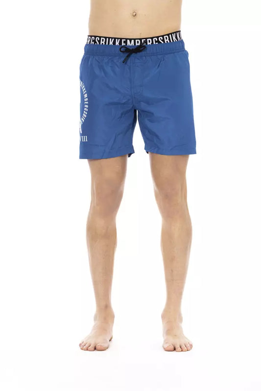 Bikkembergs – Blaue Badeshorts aus Polyester für Herren