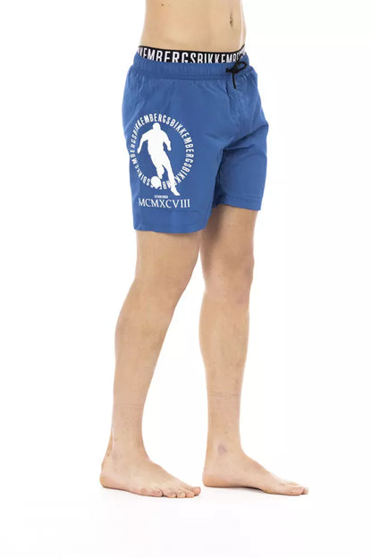 Bikkembergs – Blaue Badeshorts aus Polyester für Herren