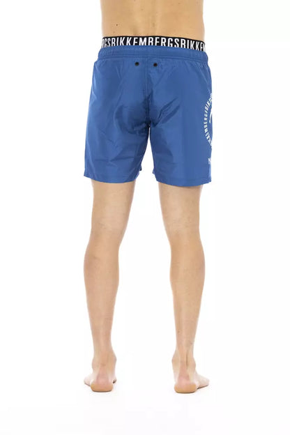 Bikkembergs – Blaue Badeshorts aus Polyester für Herren