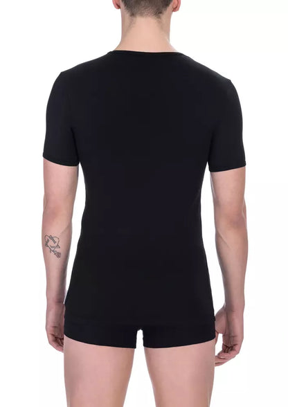 T-shirt en coton noir