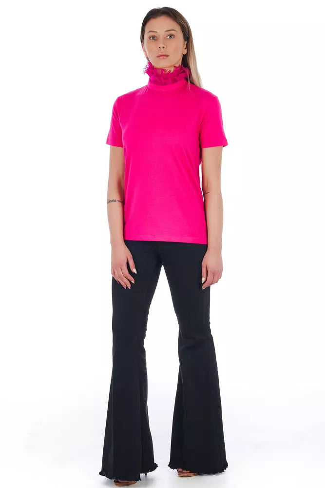 Rosa Baumwoll-Tops und T-Shirt