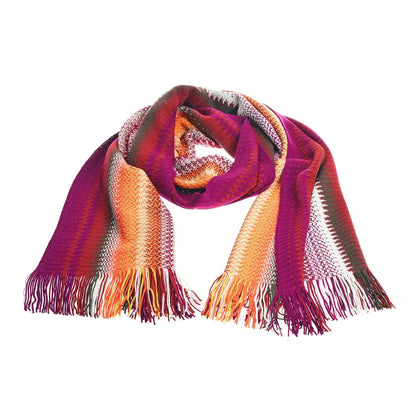 Missoni Multicolor Wool Men Scarf