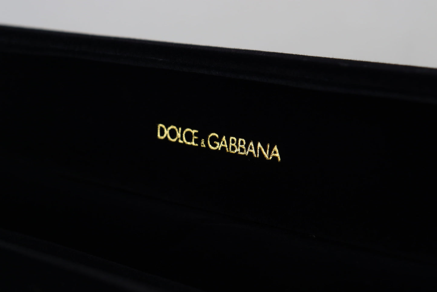 Dolce &amp; Gabbana Elegante Schmuckaufbewahrungsbox aus Samt