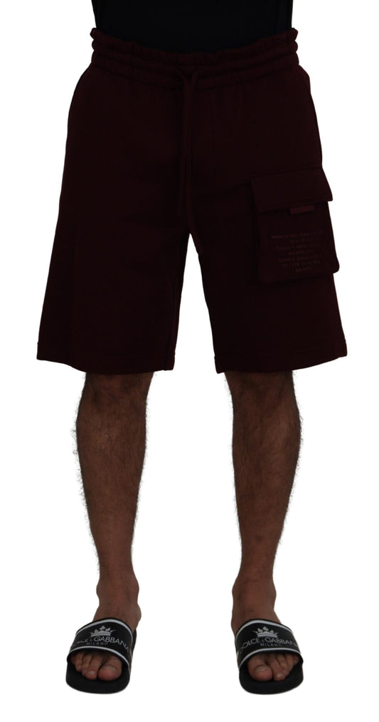 Dolce &amp; Gabbana – Elegante, kastanienbraune Shorts