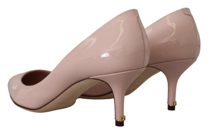 Dolce &amp; Gabbana Elegante Pumps aus Lackleder in Rosa