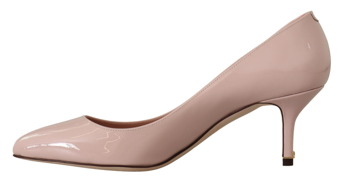 Dolce &amp; Gabbana Elegante Pumps aus Lackleder in Rosa