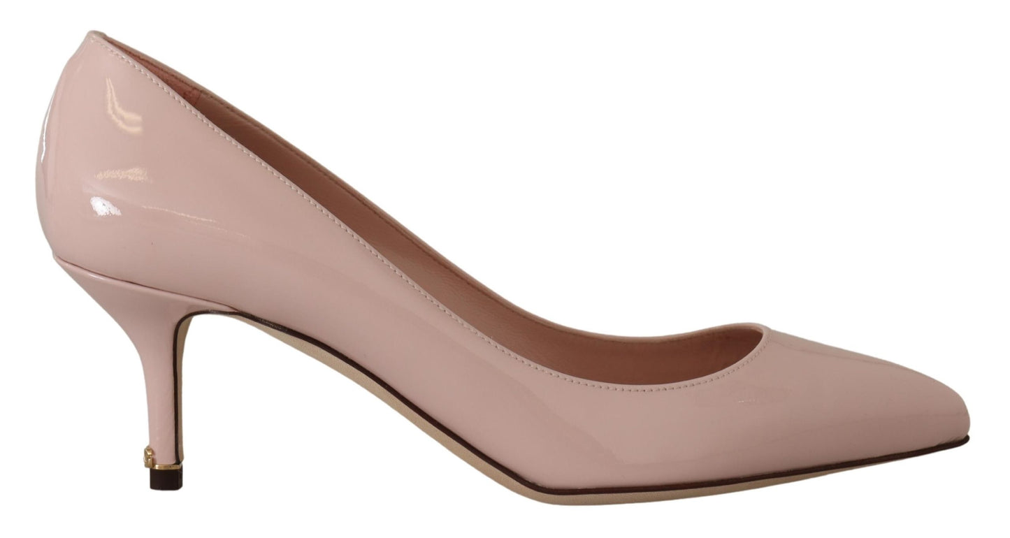 Dolce &amp; Gabbana Elegante Pumps aus Lackleder in Rosa