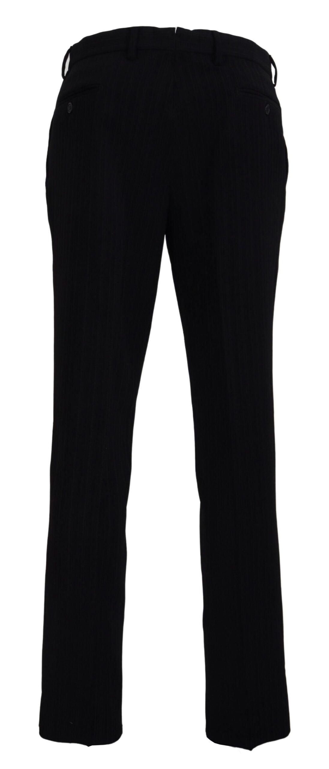 BENCIVENGA Elegante schwarze italienische Designerhose