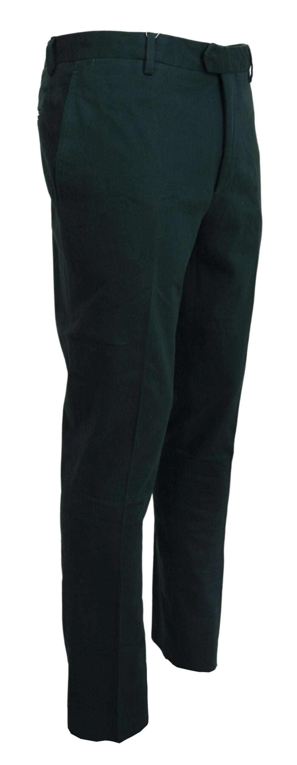 BENCIVENGA Elegante dunkelgrüne Chinohose