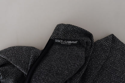 Dolce &amp; Gabbana Eleganter dunkelgrauer Pullover