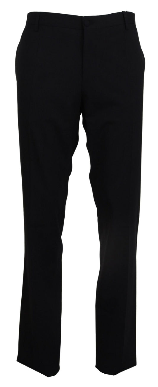 Dolce &amp; Gabbana Elegante Slim Fit-Hose aus Wollmischung